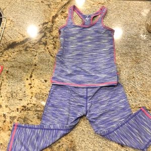 Matching athletic outfit